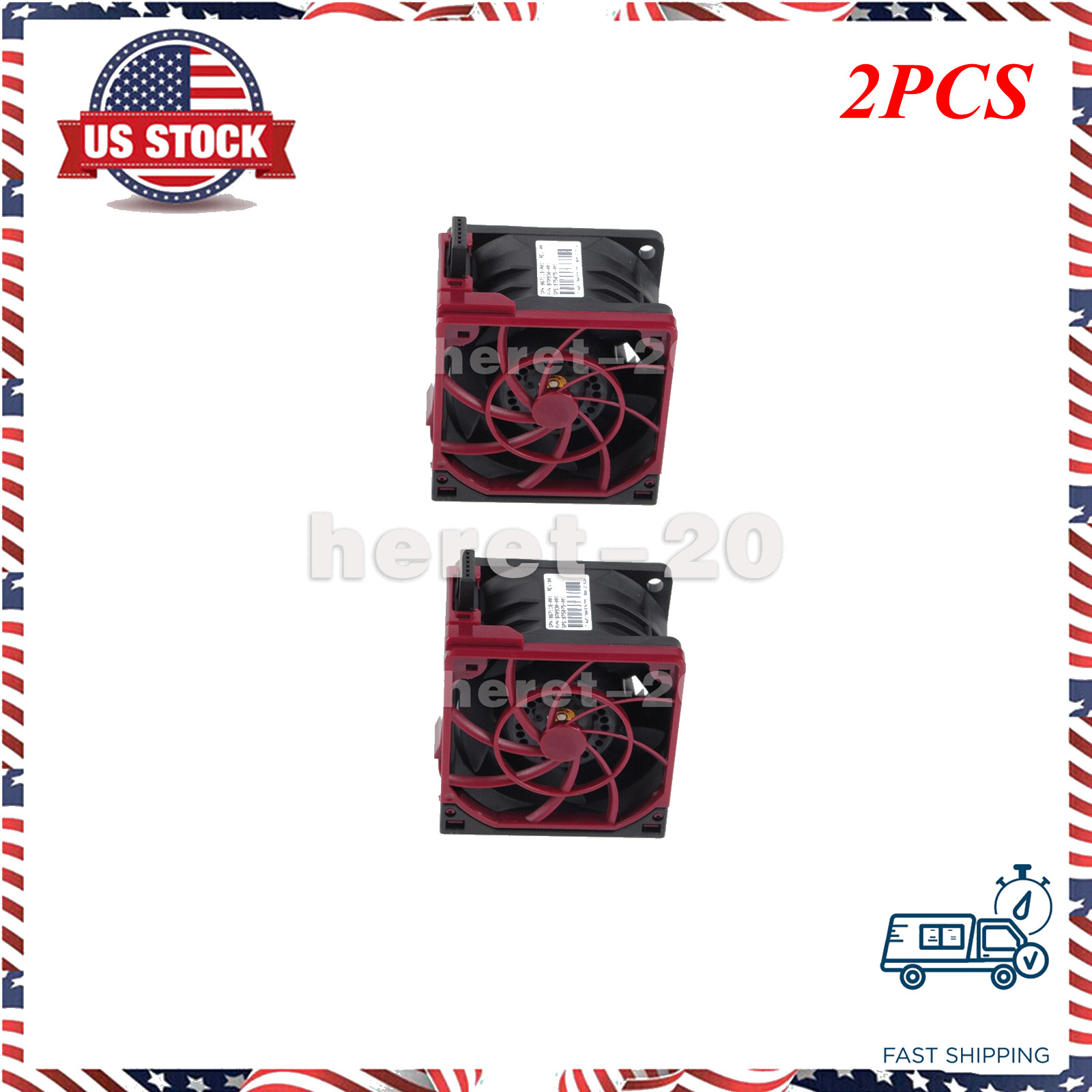 2x 875075-001 879654-001 867118-001 For HPE ProliantDL380 G10 Stdard Fan Module