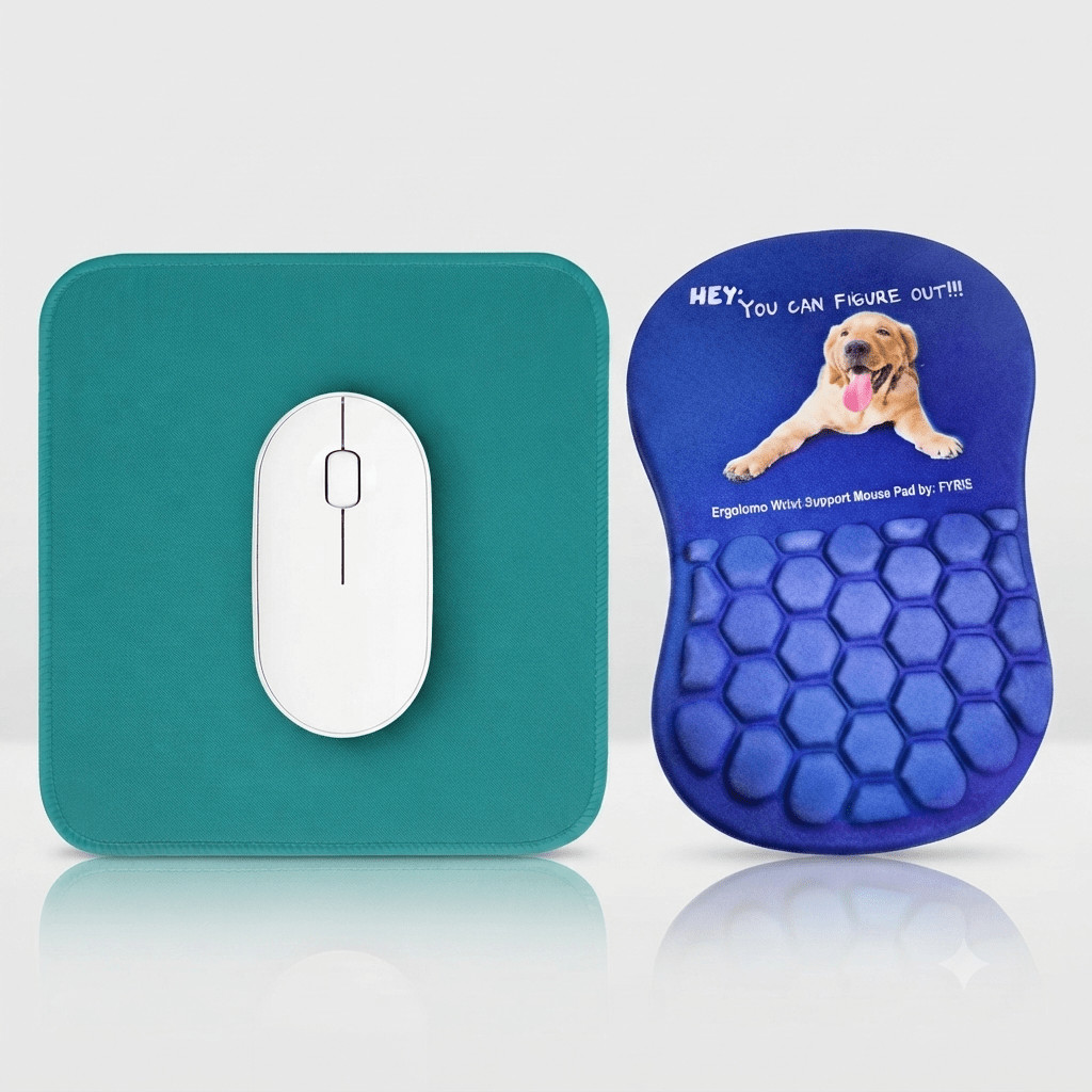 Mouse Pad Set–Ergonomic Wrist Support & Waterproof Pad