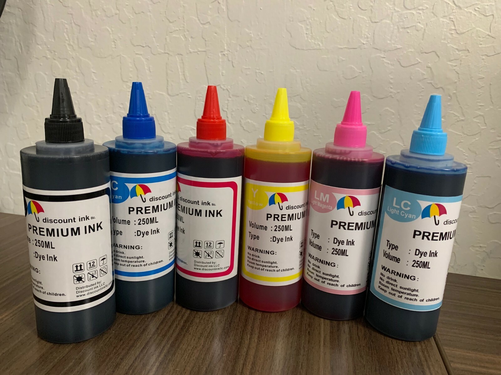 dye refill ink kit for HP 84 85 DesignJet 30 30n 50PS 90 90gp 90r 130nr 6x250ml