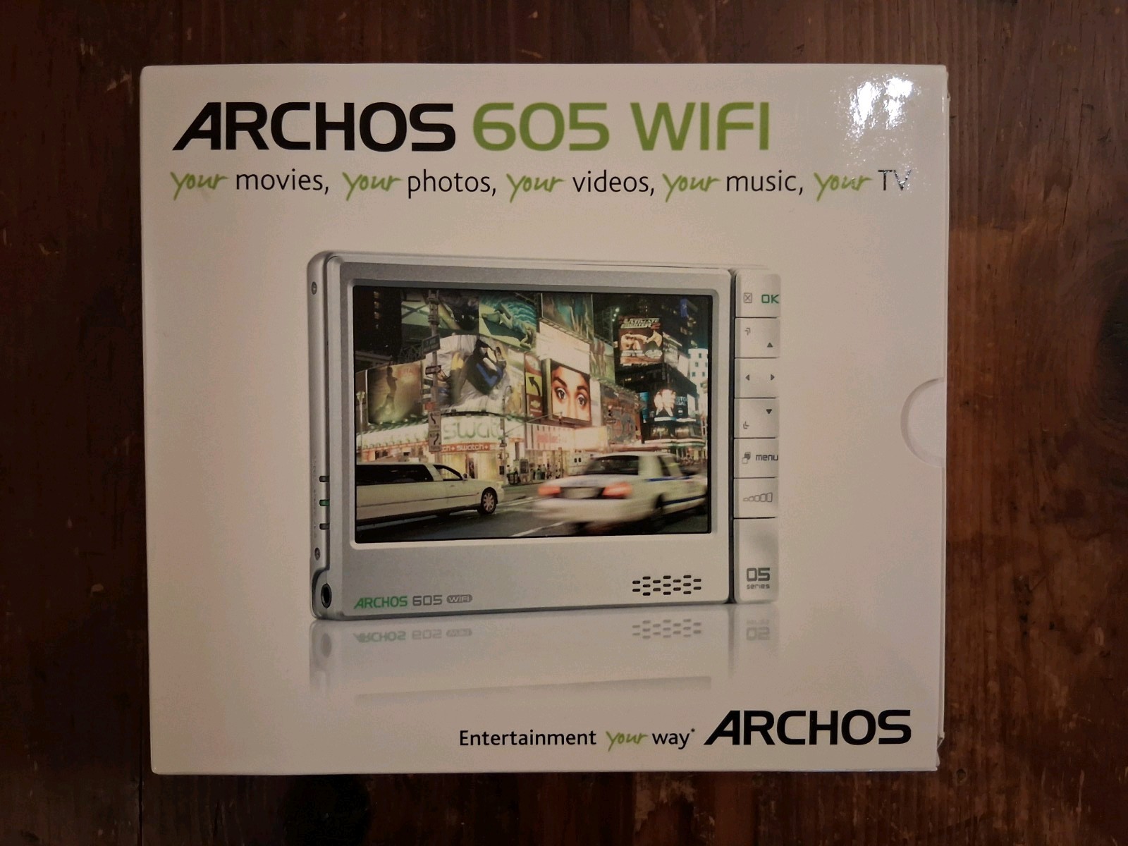 ARCHOS 605 WIFI 160GB -USED 1 TIME & DVR STATION GEN 5 -NEW -BOTH ITEMS COMPLETE