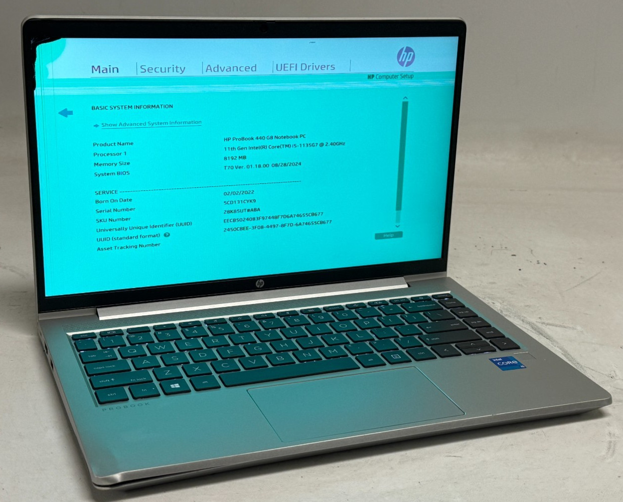 HP ProBook 440 G8 14" (i5-1135G7 - 8GB RAM - 256GB SSD - Win11Home)