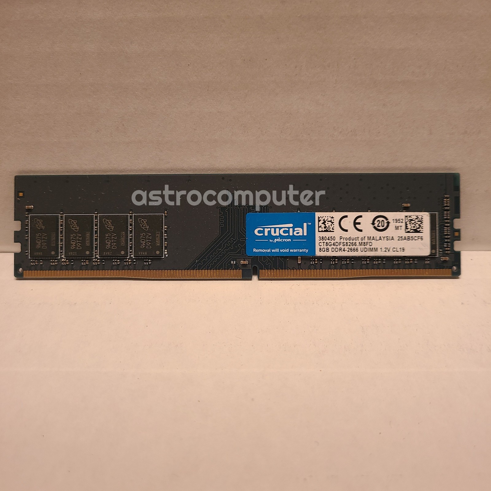 Crucial CT8G4DFS8266.M8FD 8GB Desktop Memory Module DDR4 SDRAM PC4-21300