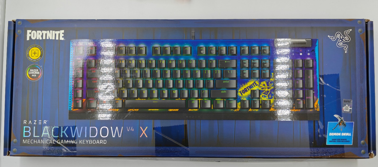 Razer BlackWidow V4 X Mechanical Gaming Keyboard Fortnite NEW