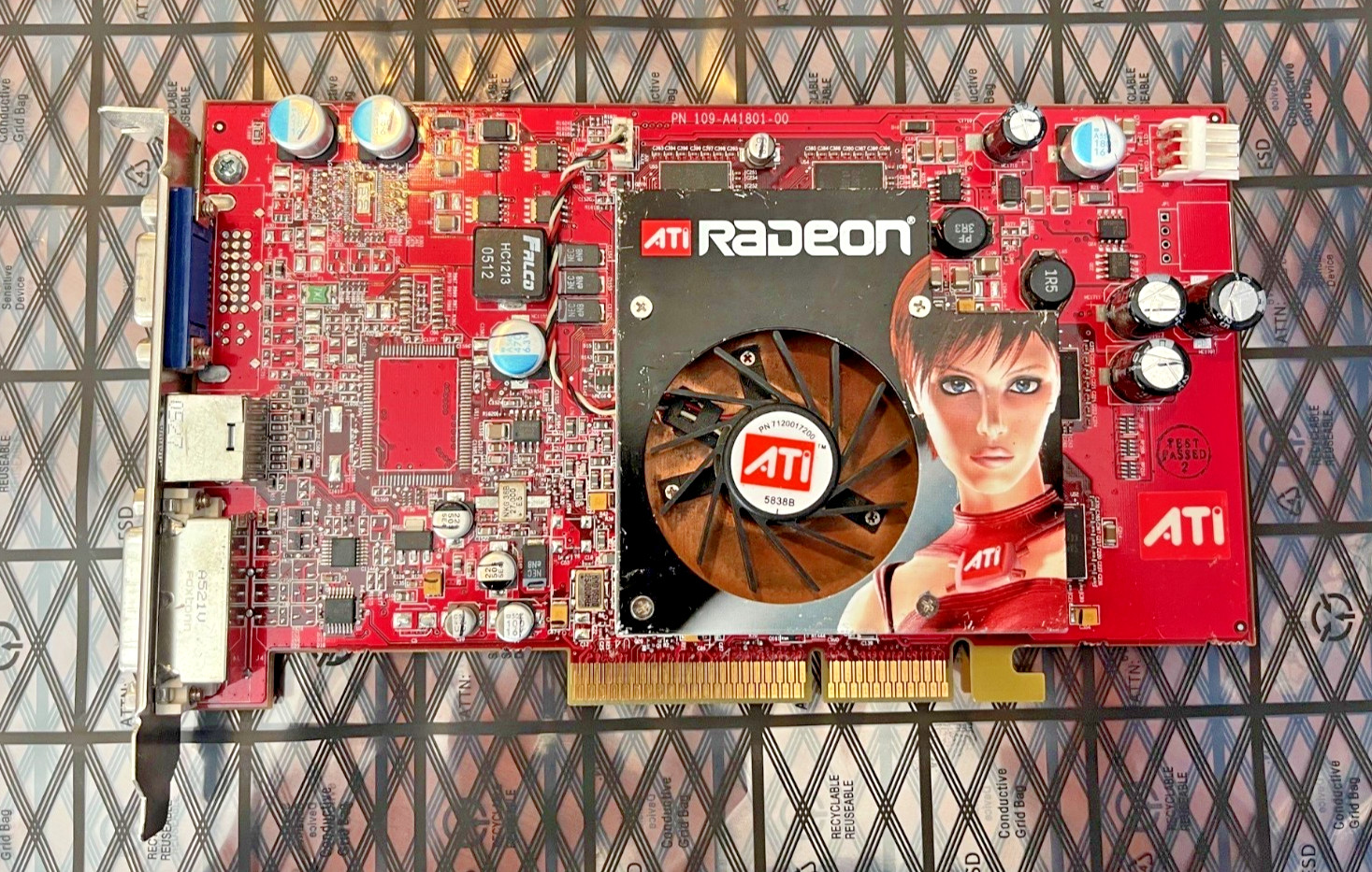 RARE ATI Radeon X700 Pro AGP 8x/4x 256MB Graphics Card VGA Win98 Retro Gaming PC
