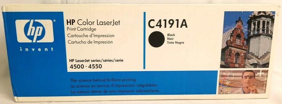HP C4191A Original Genuine LaserJet Toner Cartridge Brand New in Box