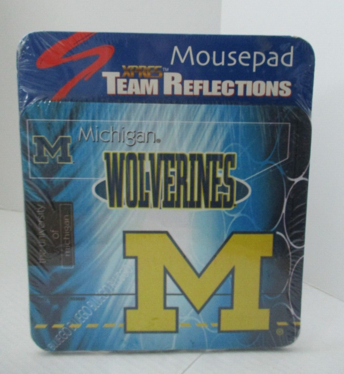 Mousepad  Michigan Wolverines Collectible New in Sealed Package 8x8.5 inch