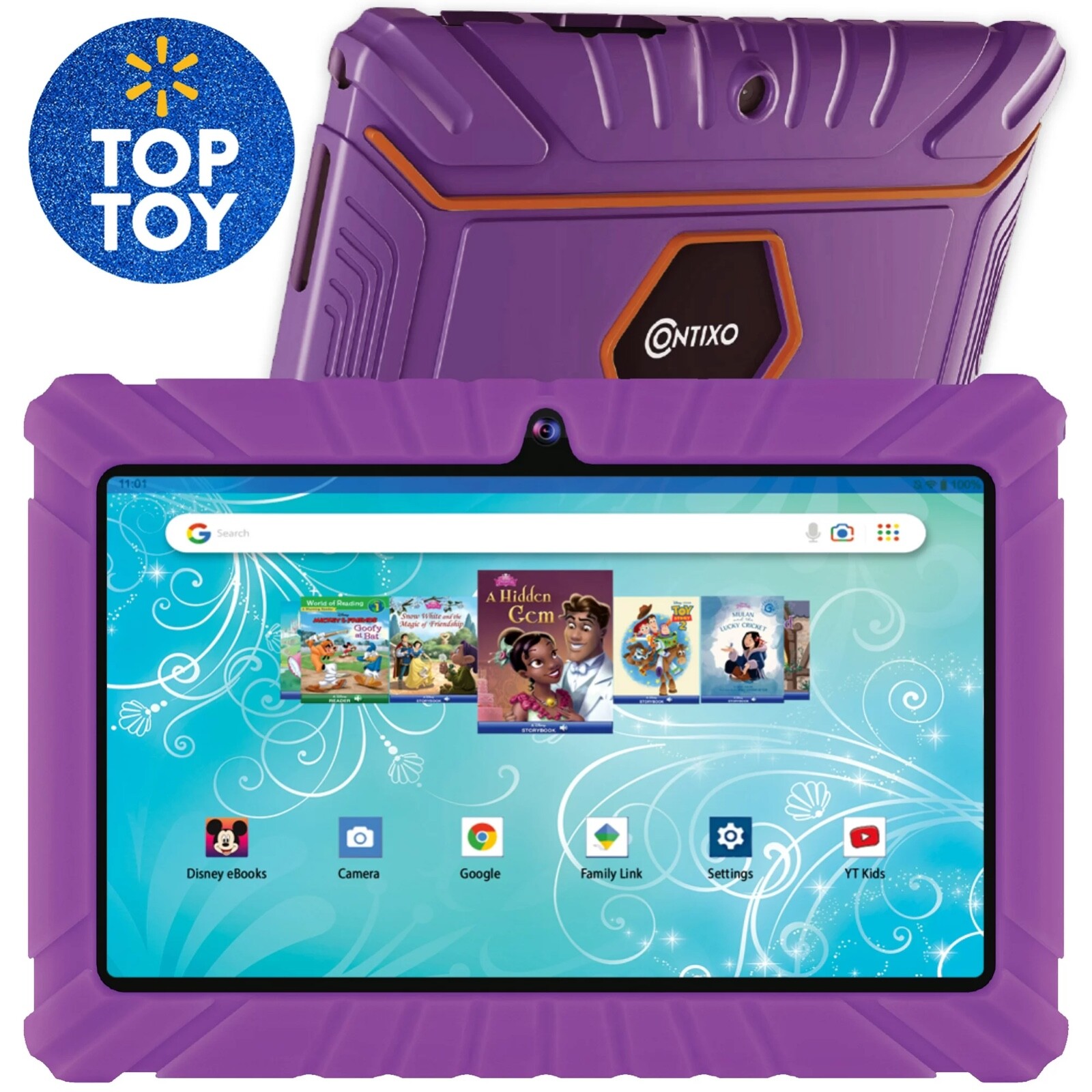 Contixo V8-2 Kids Tablet: 32GB, 7" HD Display, 50+ Disney E-books (2023 release)