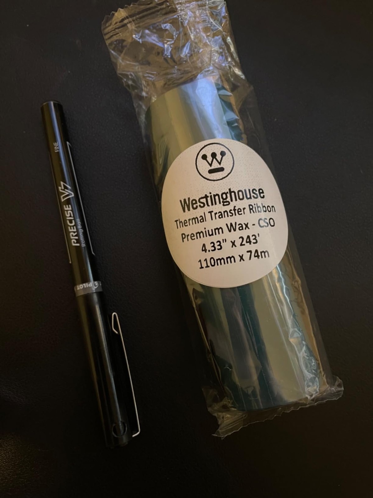 Westinghouse Thermal Transfer Ribbon, 4.33" x 243', 0.5" Core, Compatible with Z