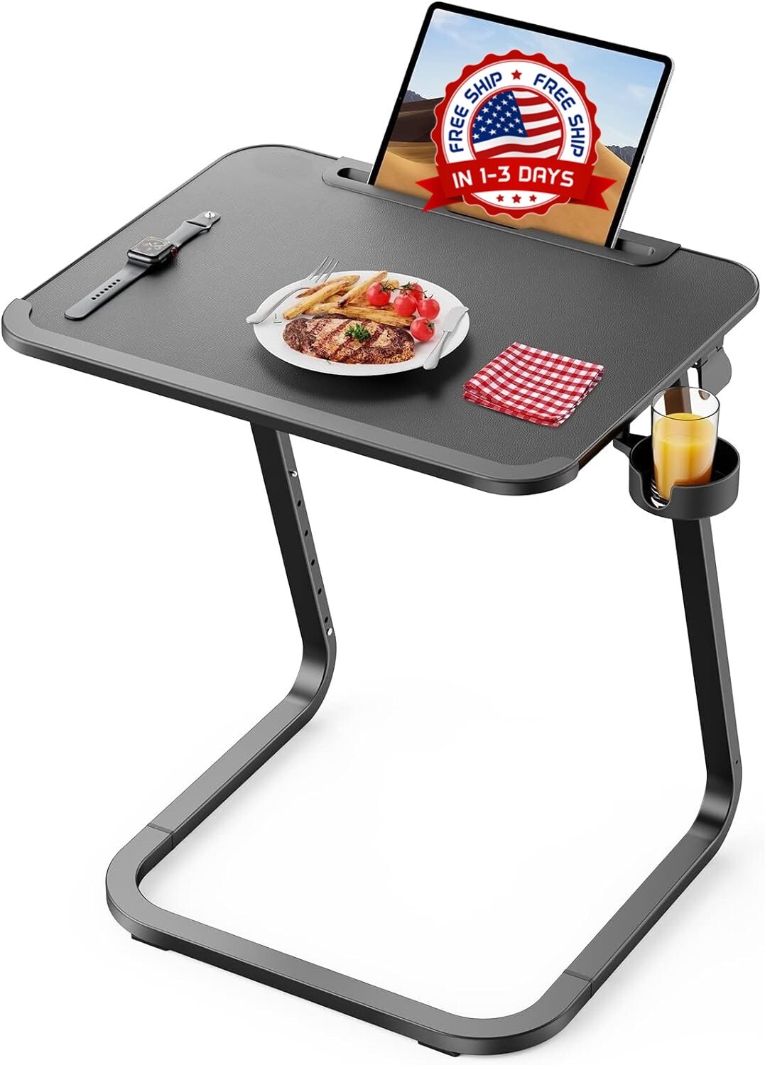 Mesita para laptop bandeja mesitas mesa para cama portatil comodo no se desliza