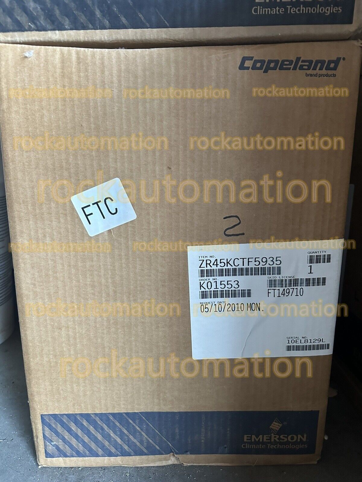 Copeland ZR45KC-TF5-935 Compressor Brand New in Box Spot Goods #HT