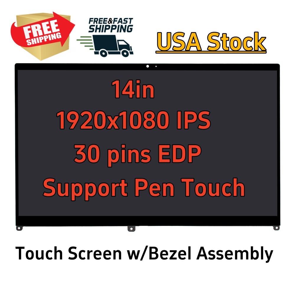 For LENOVO Flex 5-14IIL05 LCD PANEL 5D10S39642 ST50X22130 N140HCA-E5B SD10W89578