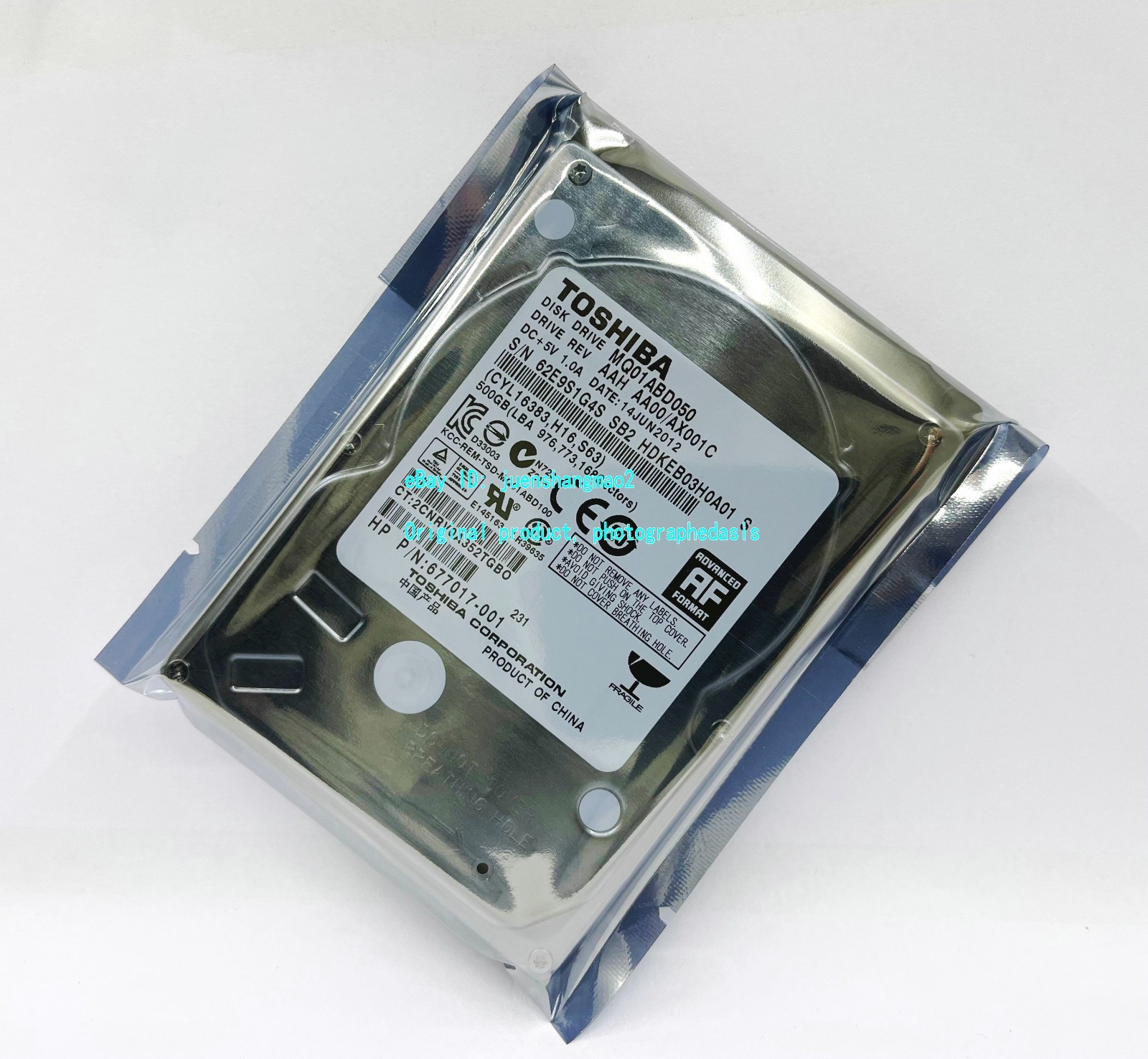 Toshiba 500GB MQ01ABD050 SATA 2.5" Notebook Hard Drive