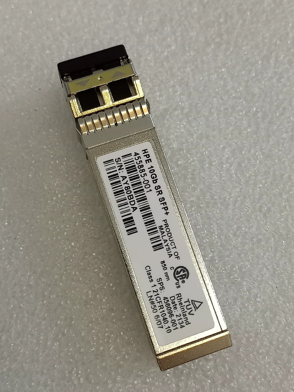 10PCS 455883-B21 455885-001 456096-001 SFP+SR HP BladeSystem C-Class 850nm MMF.