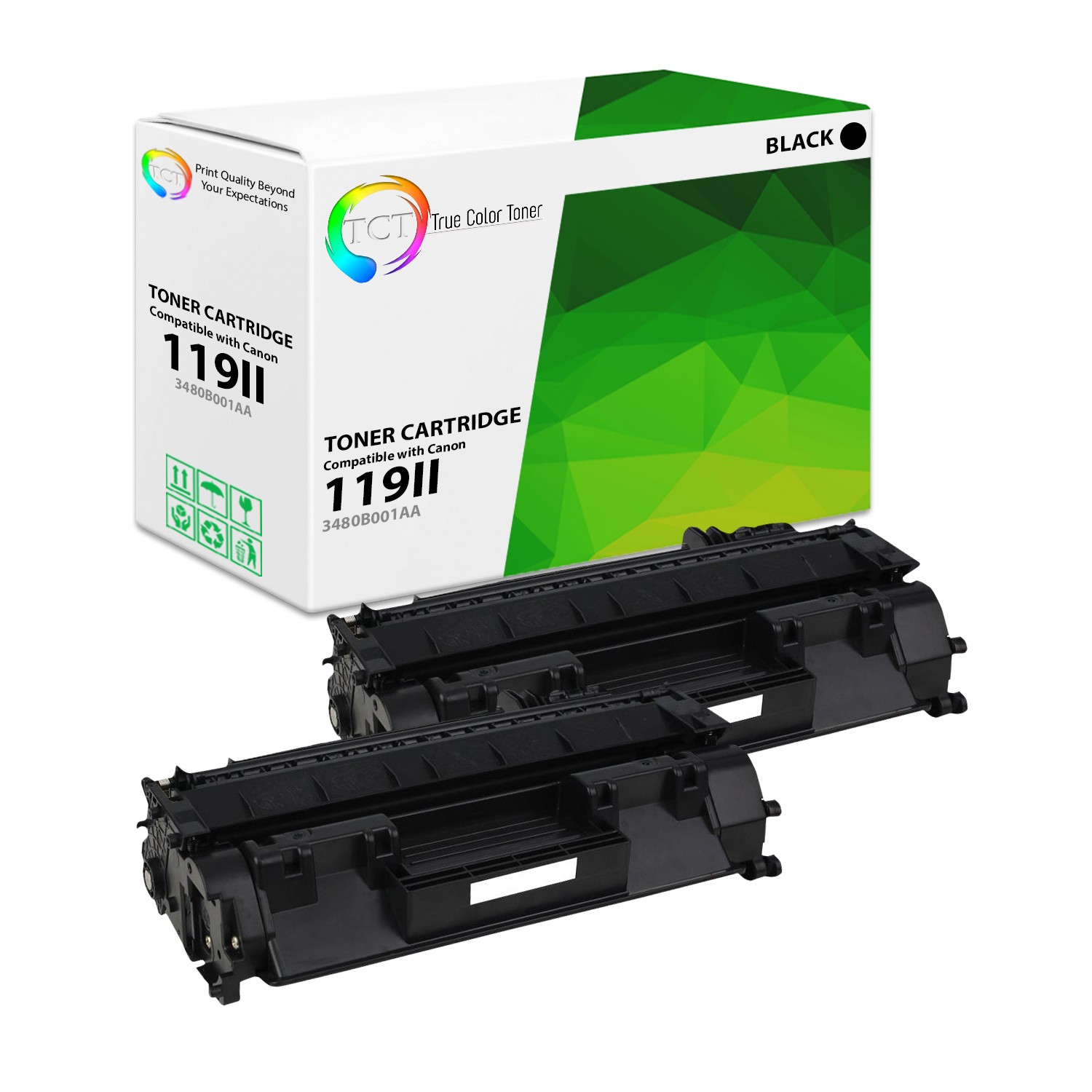 TCT 2 Black 119II - 3480B001AA Toner Cartridges For Canon Imageclass MF5950 LBP