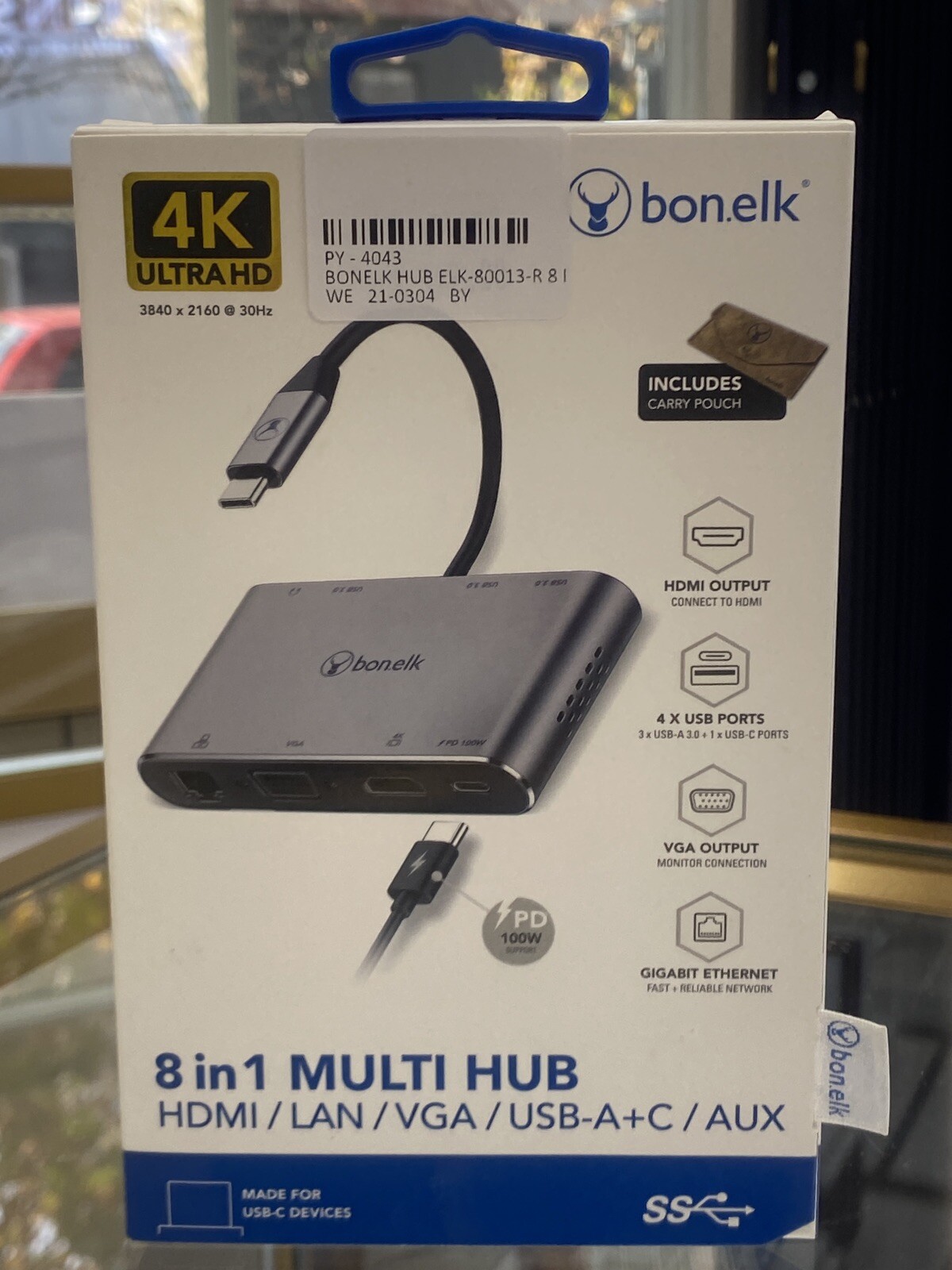 Bonelk 8 in 1 Multiport Hub NEW