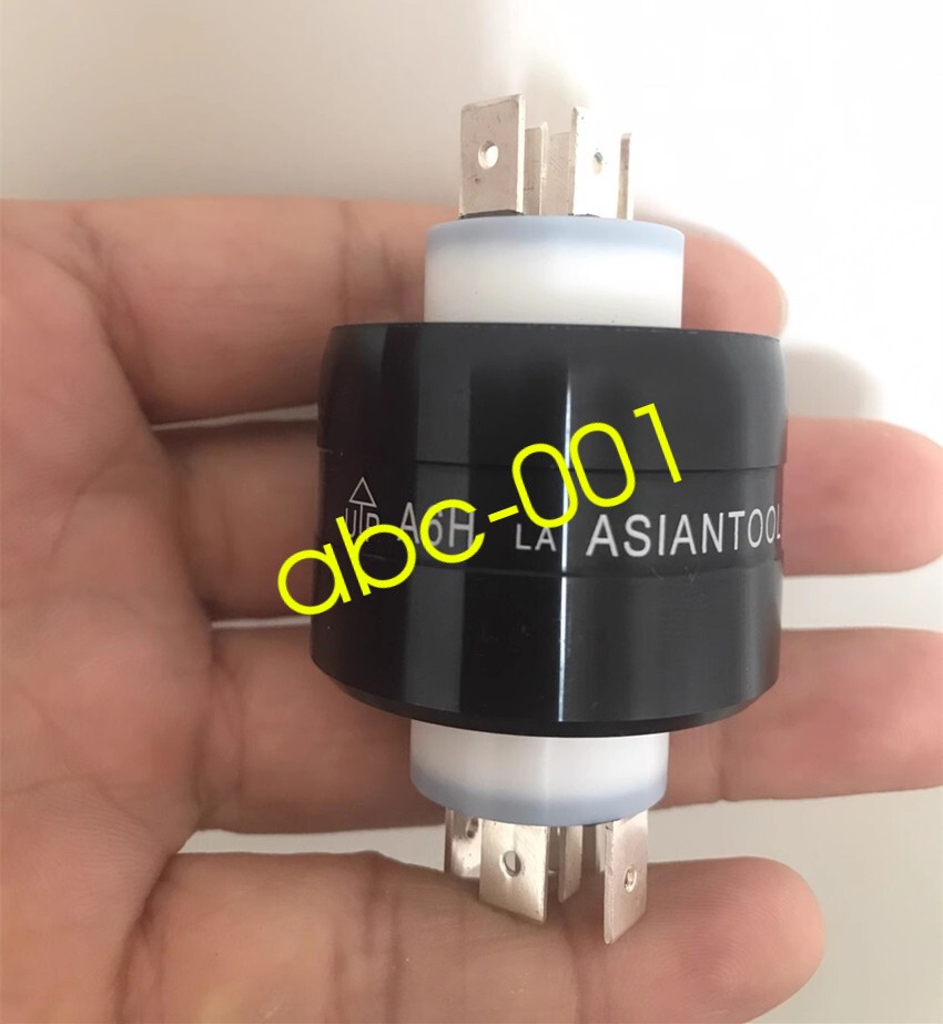 1pcs Asiantool Mercury Conductive Slip Ring A6H 6Poles 4/30A Rotary Connector