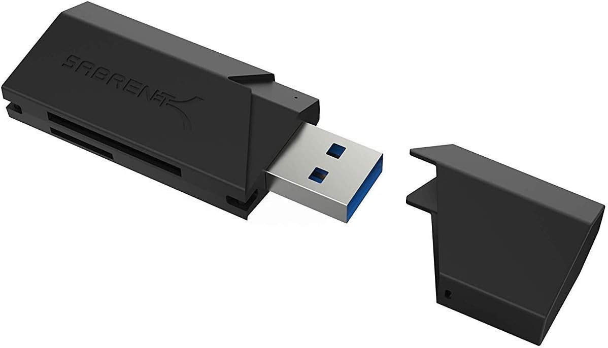 USB 3.0 Flash Memory Card Reader - 2 Slot SD/SDHC/SDXC/MicroSD - Pack of 5