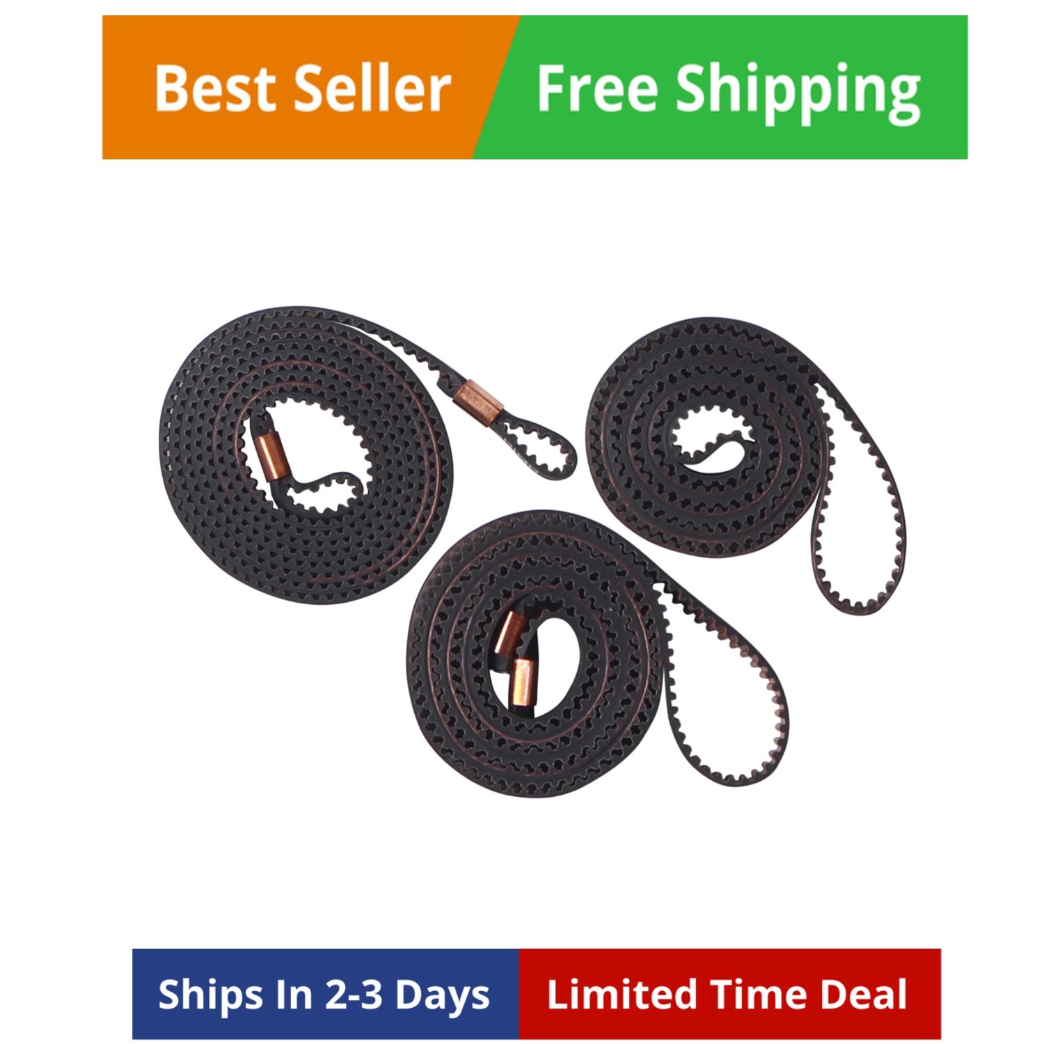 3D Printer Accessories - Kobra3 Replacement Part: X Y Z Axis Timing Belt Kit ...