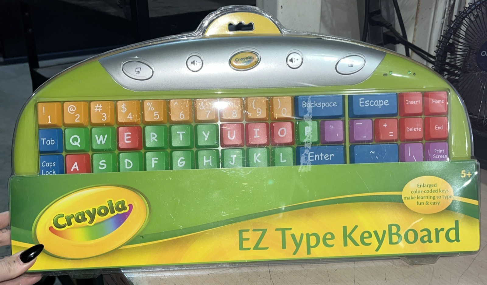 CRAYOLA KIDZ EZ TYPE COMPUTER KEYBOARD