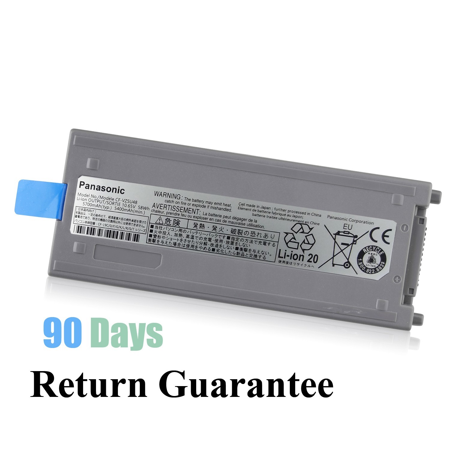 OEM Genuine CF-19 CF-VZSU48U Battery for Panasonic Toughbook CF-VZSU48 CF-VZSU50