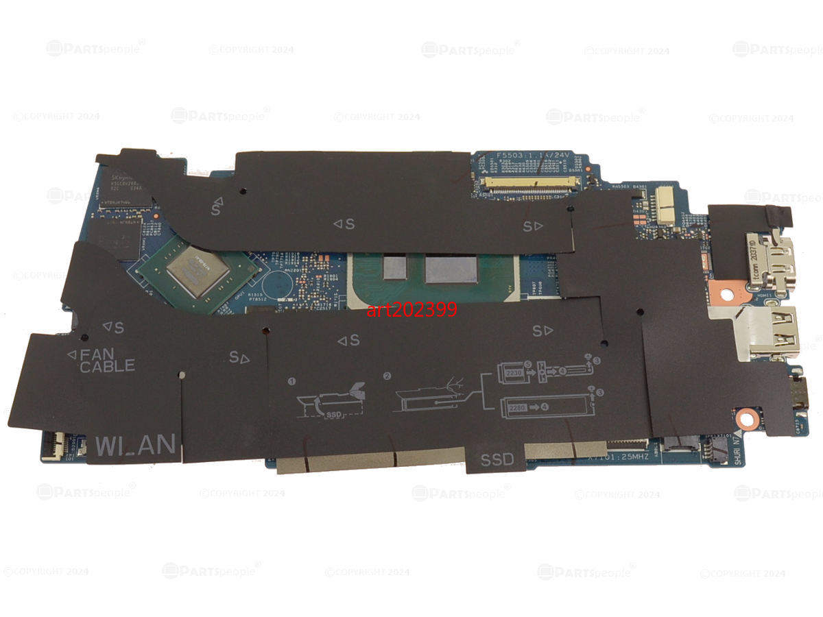 For Dell Inspiron 7400 Motherboard 19765-1 TT16V W/ i5-1135G7 CPU MX350-2GB