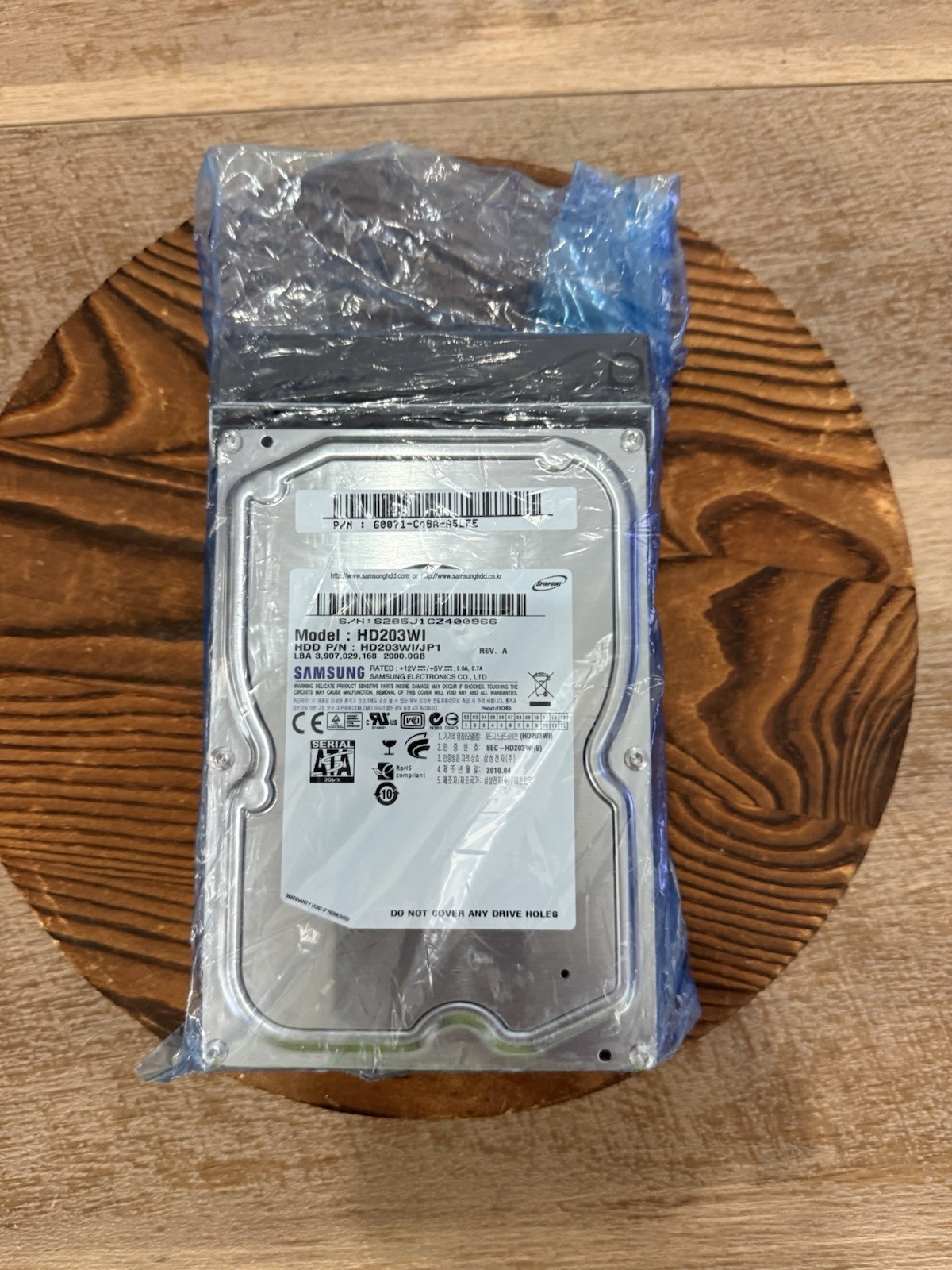 Samsung ~  2TB Hard Drive ~ SpinPoint F3 EcoGreen ~ HD203WVI ~ NIP ~ Sealed