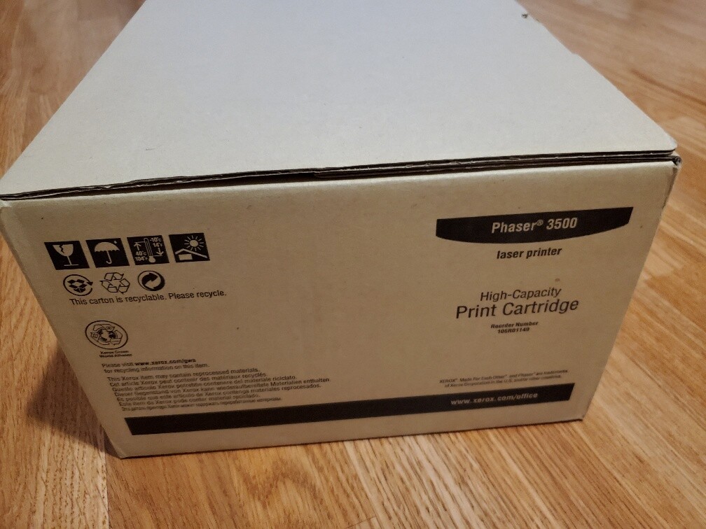 XEROX 106R01149 High Yield BLACK Print Cartridge Phaser 3500 / Sealed BOX
