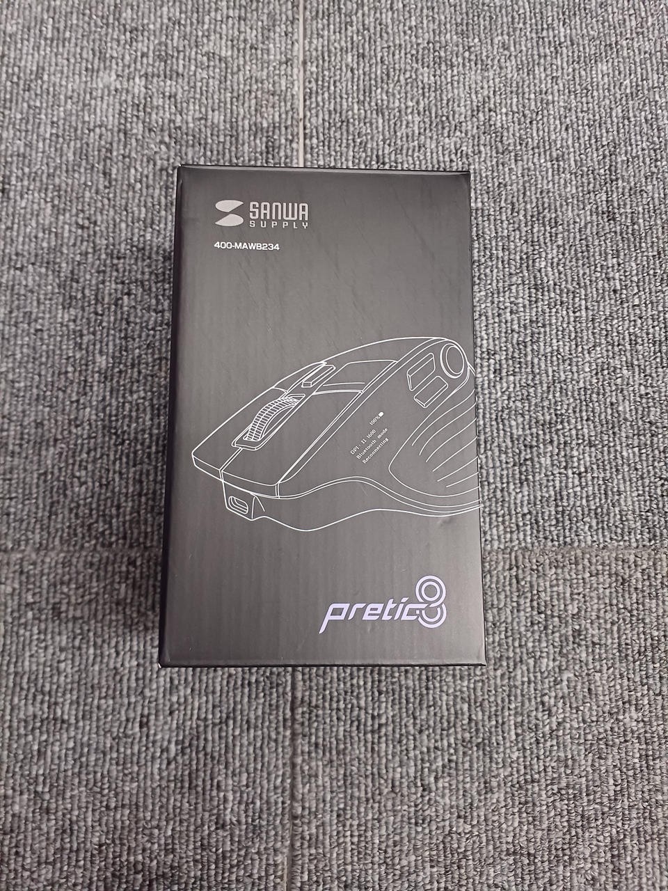 Sanwa Supply 400-MAWB234 Pretto Black Wireless Mouse