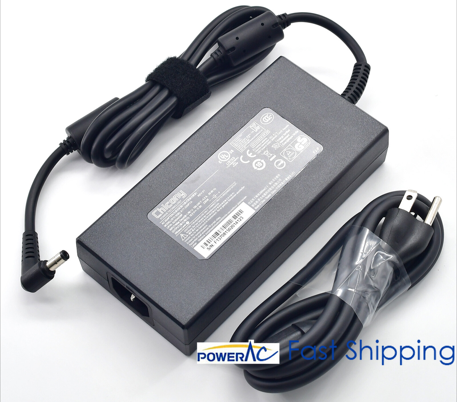 Original Chicony 11.8A 230W A17-230P1B Charger Adapter Power Supply 5.5*2.5mm