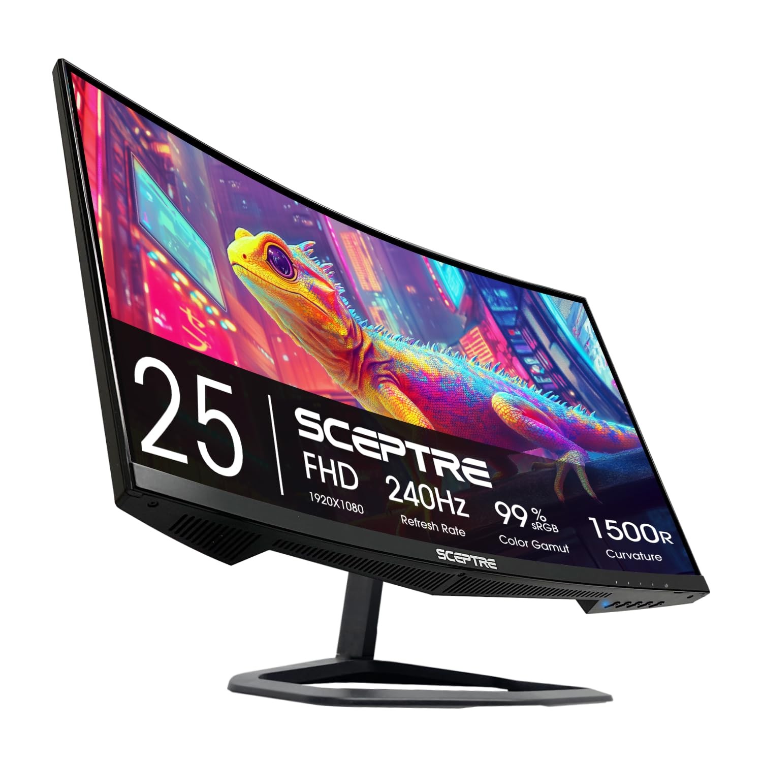 New Sceptre Curved 24.5-inch Gaming Monitor up to 240Hz 1080p R1500 1ms Disp...