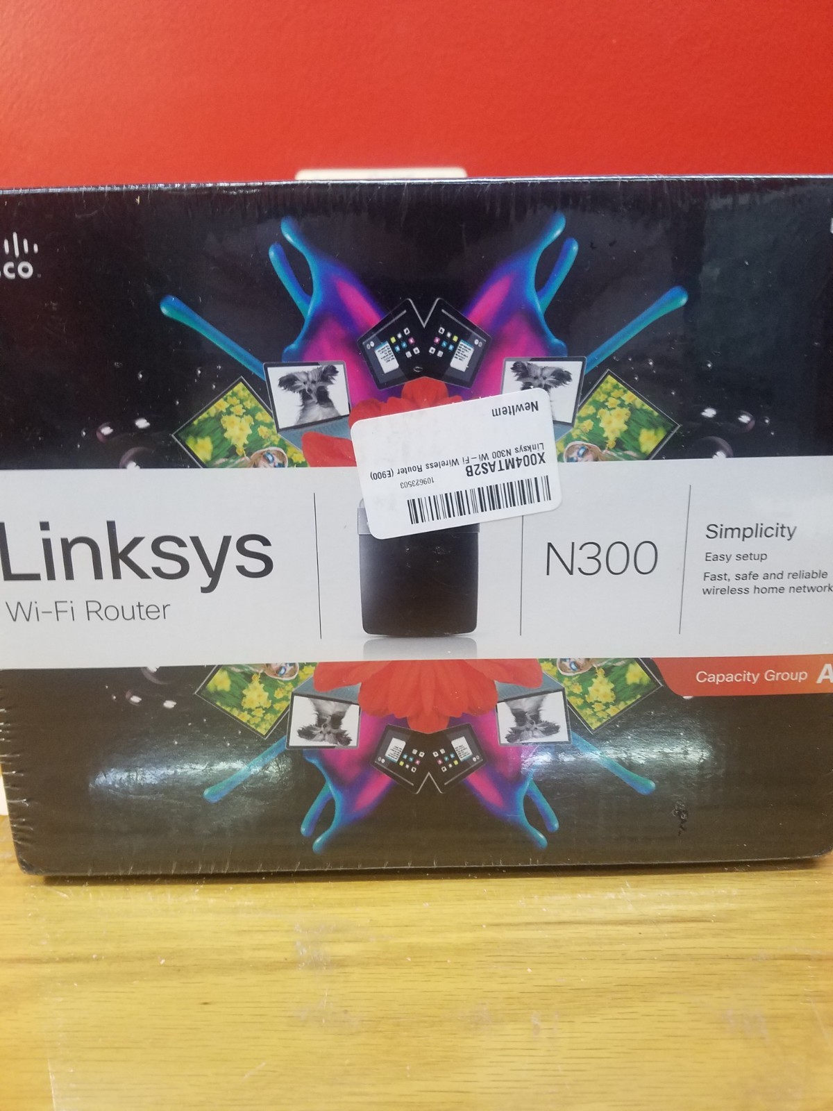 Linksys Wi-Fi Router N300 E900 Fast & Reliable Wireless Network - Untested