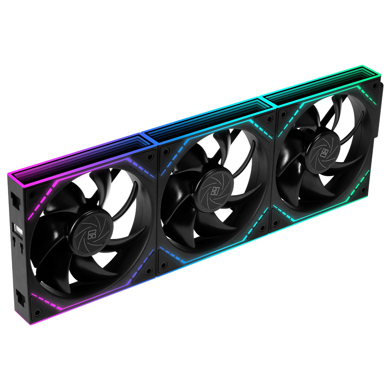 Thermalright TL-M12Q X3 120mm PC Case Fans Low Noise ARGB Daisy-Chain, 3-Pack