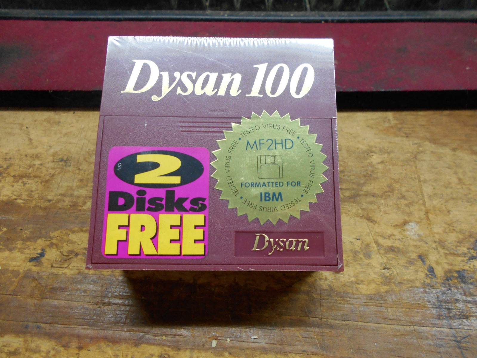 Vintage Dysan 100 3.5" (10) Diskettes MF2HD Formatted for IBM 817050-51