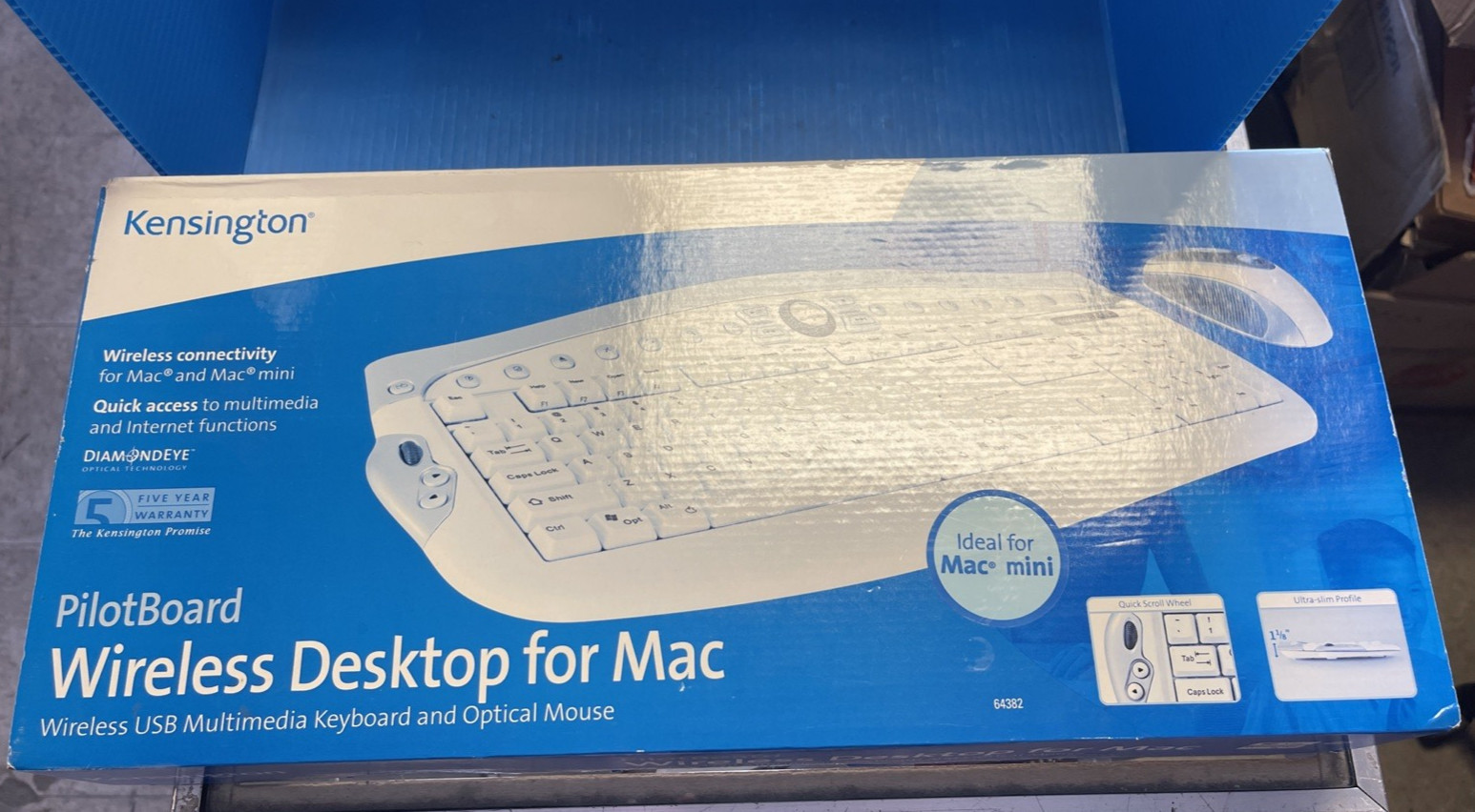 Kensington Pilotboard Wireless Desktop Keyboard And Mouse for mac