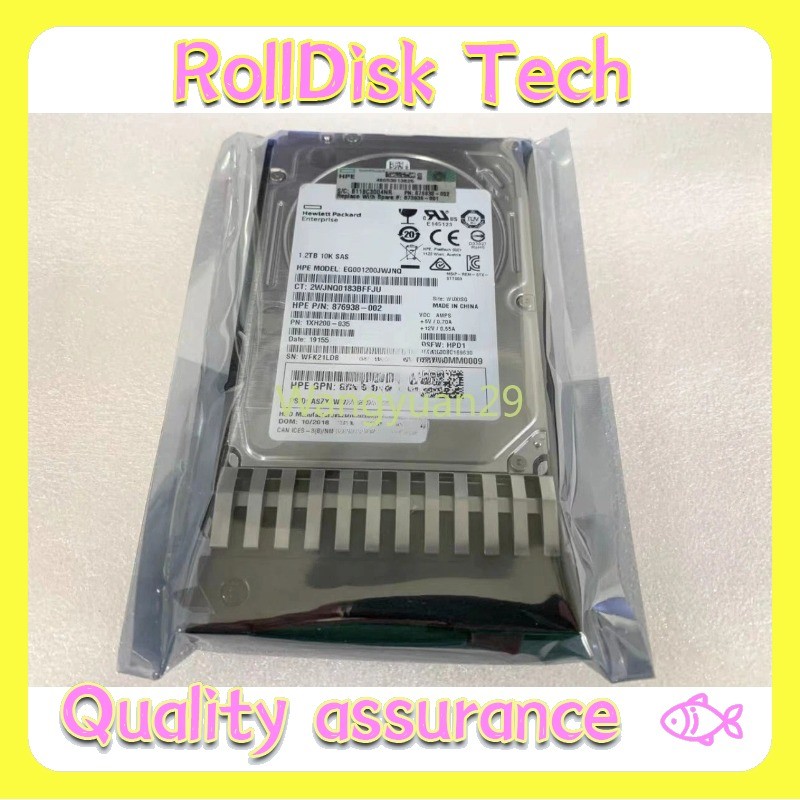 New NEW HPE 873036-001 B9F36B Storage 1.2TB 10K SAS 12G 2.5" Hard Drive HDD