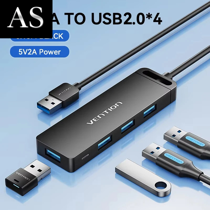 Vention USB Hub, High Speed, 4 Ports, Multi USB 3.0 to USB 3.0, 