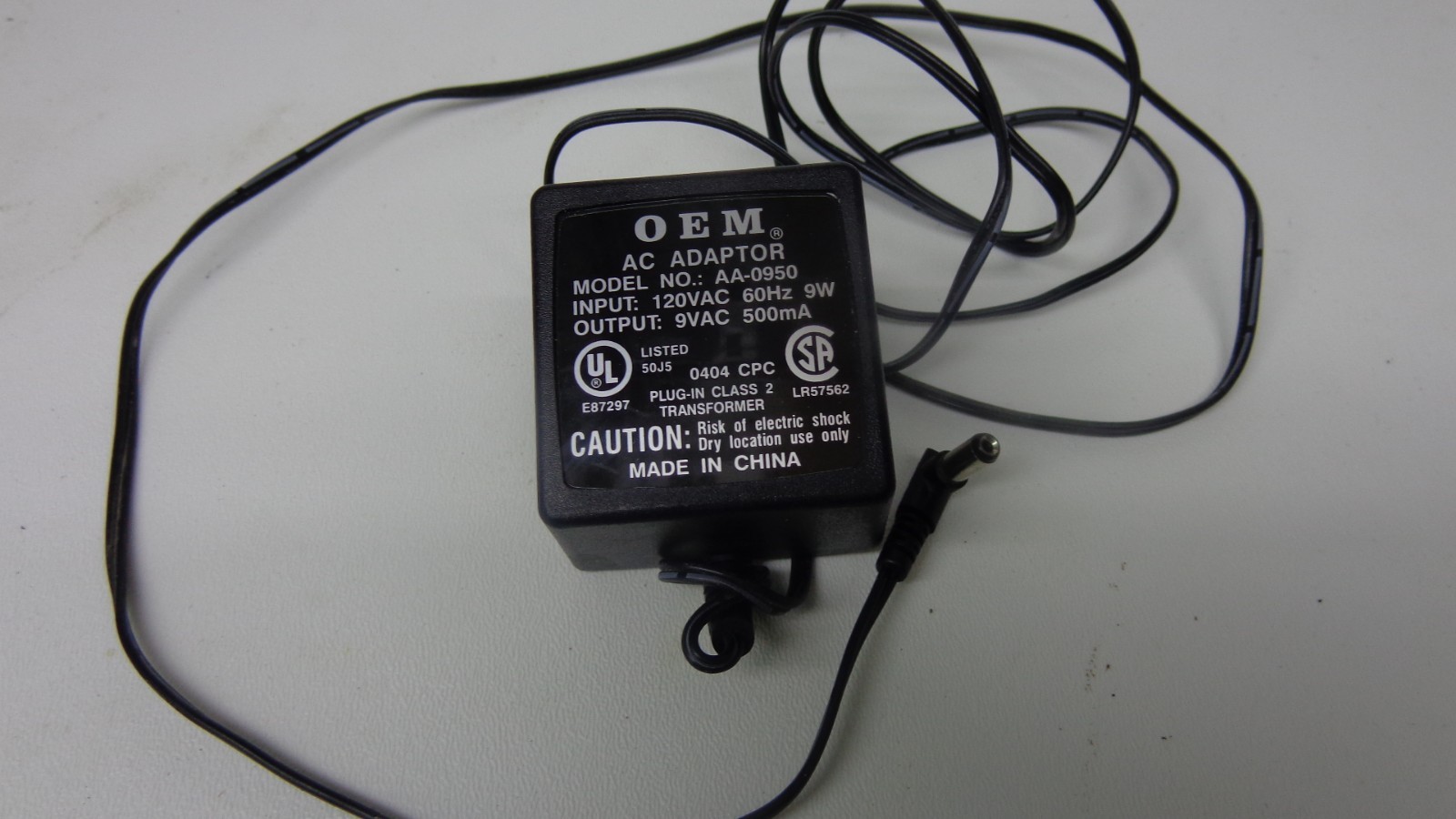 Aten OEM AC Adapter for VE-120 VGA Extender Local Unit Video Signal Booster