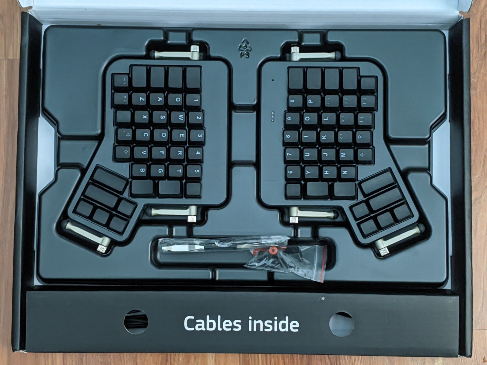 ErgoDox EZ  Ergonomic Split Mechanical Keyboard Kailh Copper Switch Wrist Pads