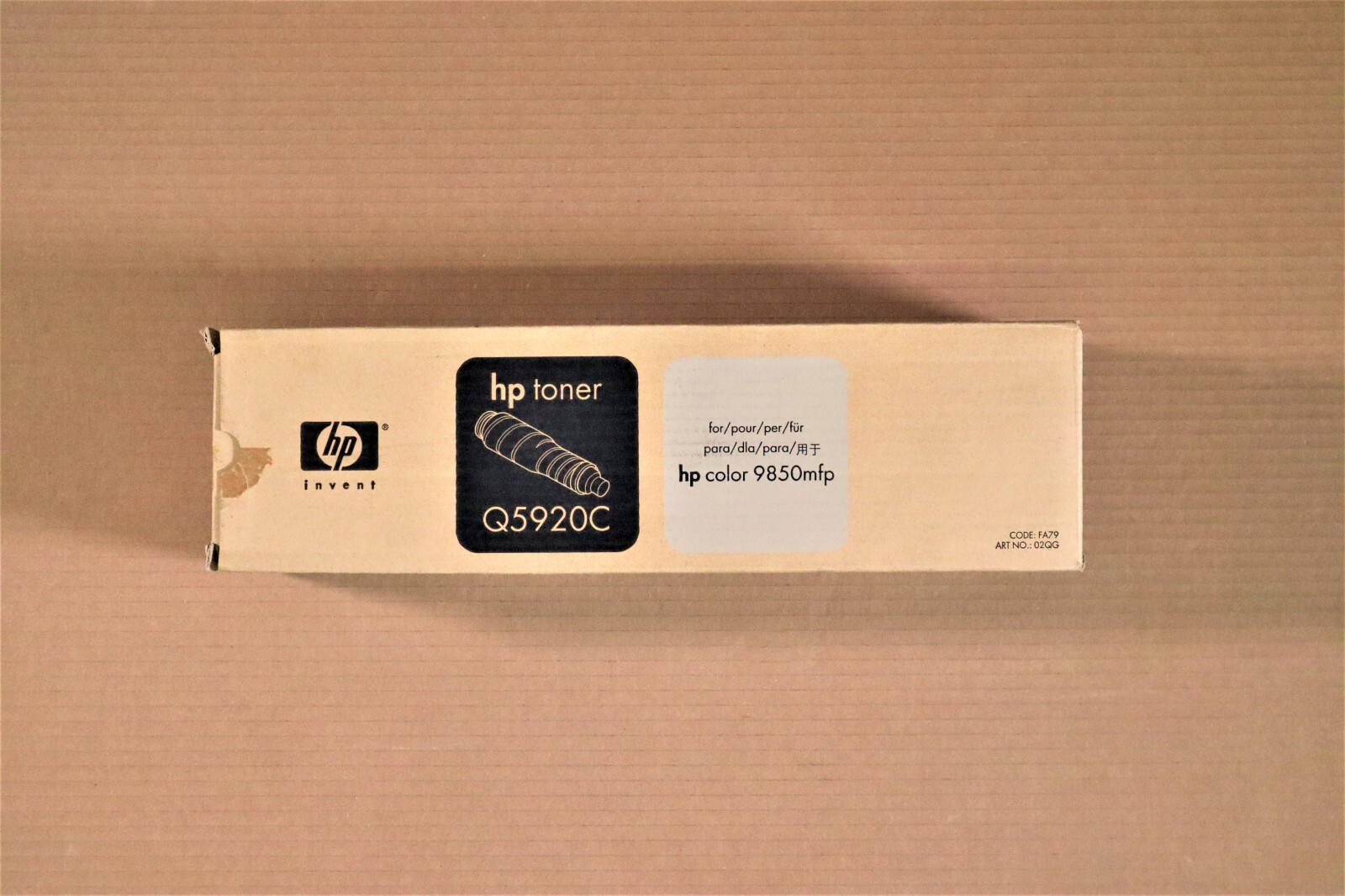 Genuine HP Invent Q5920C Black Toner Cartridge For HP Color 9850mfp CODE:FA79   