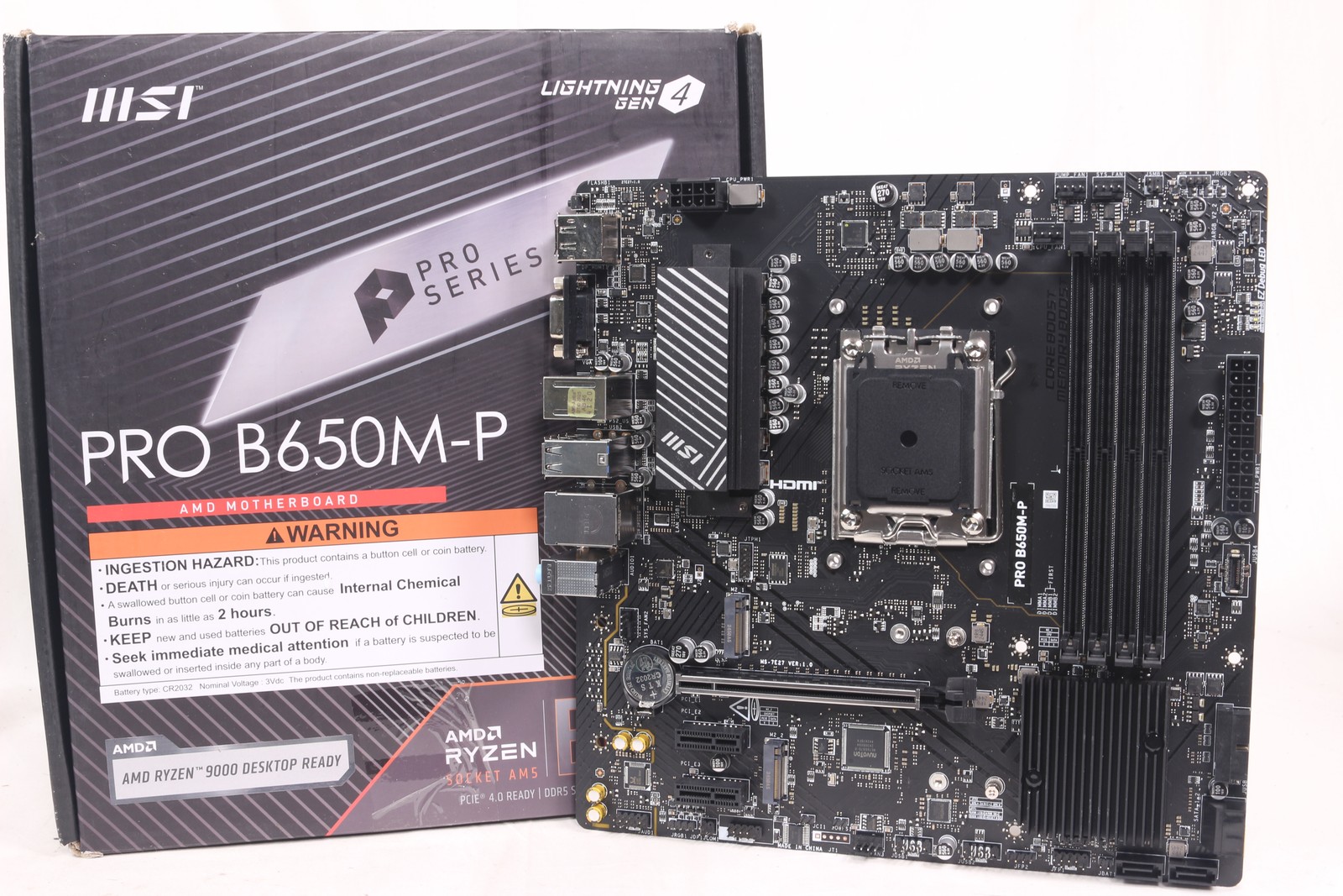 MSI PRO B650M-P Micro ATX Motherboard [AM5]  [DDR5]