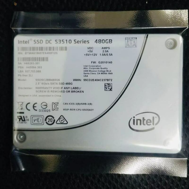 New INTEL 480GB S3510 SSD 2.5" SATA 6Gb/s Enterprise SSD DC SERIES SSDSC2BB480G6
