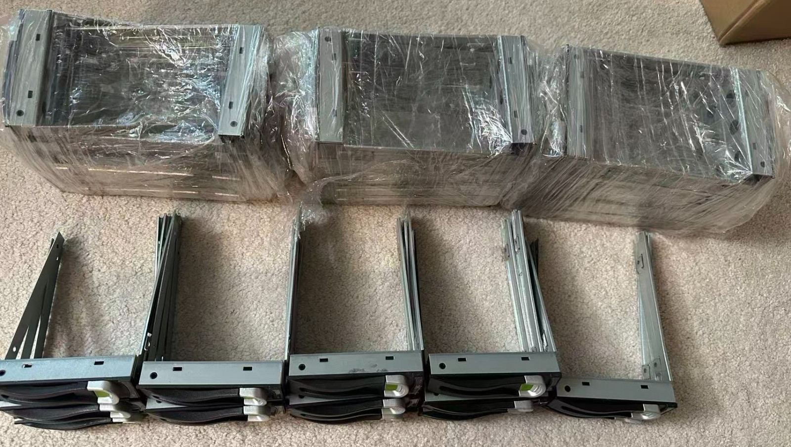 Lot of 43 – 3.5-Inch HDD Caddies / Hard Drive Trays