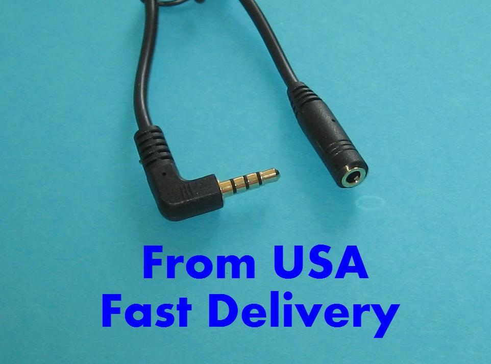 2 PK 6'ft  AUX Headphone 3.5mm Extension Cable Male Female Extender Audio Cord 