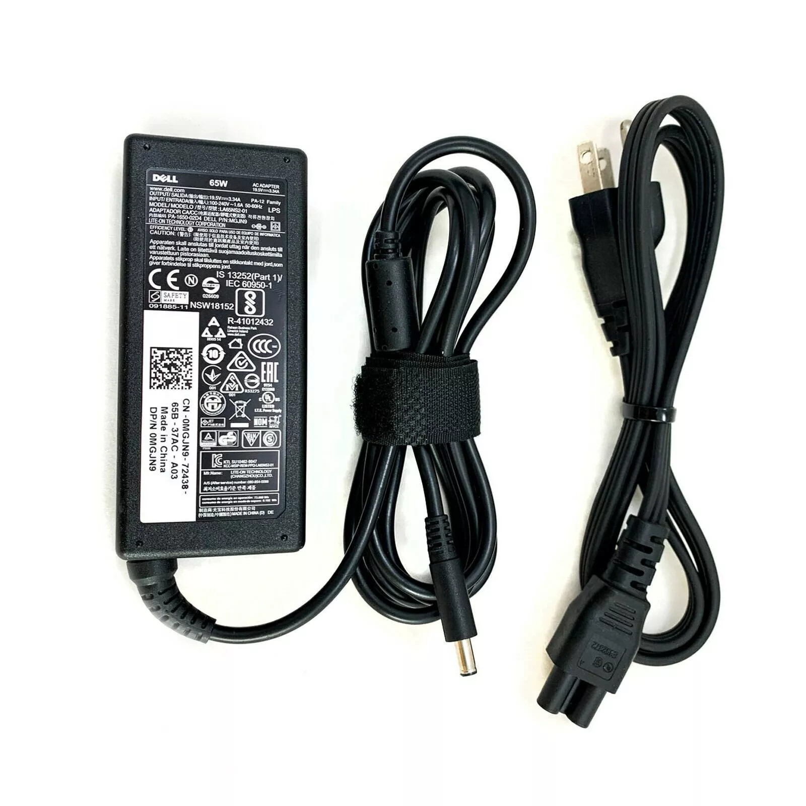 65W PA-12 6TM1C AC Power Adapter Charger For Dell Inspiron LA65NS2-01 4.5*3.0mm