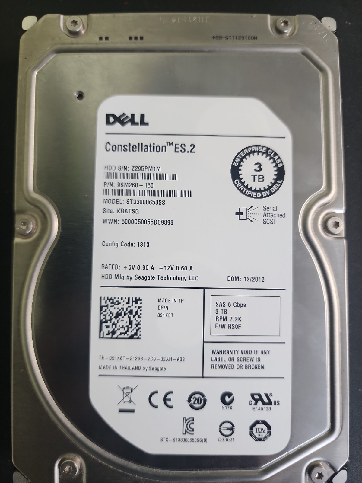 Hitachi (HUS723030ALS640) Hard Drive