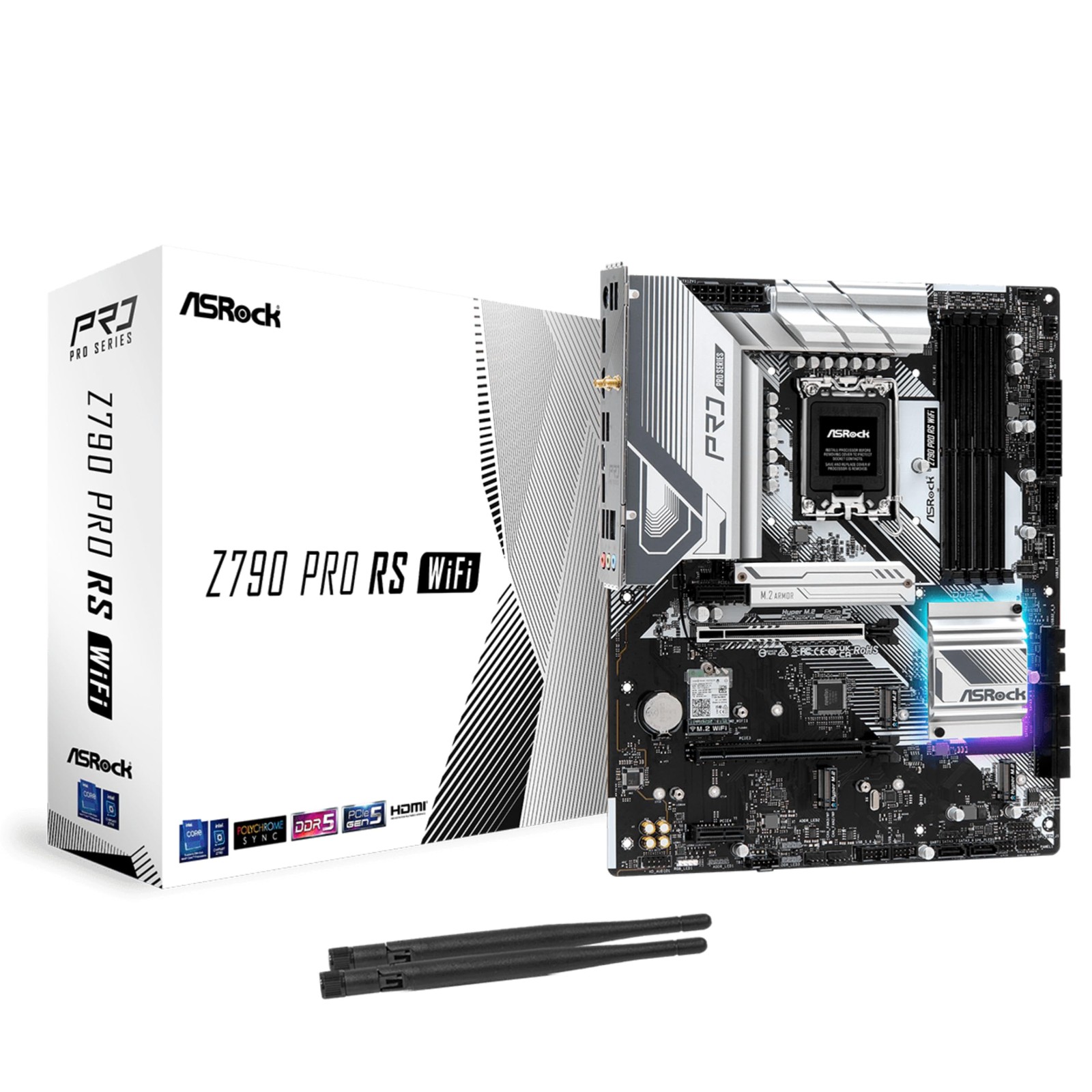 ASRock Z790 Pro RS WiFi LGA1700 ATX , 14th/13th/12th Gen Intel Core Processors