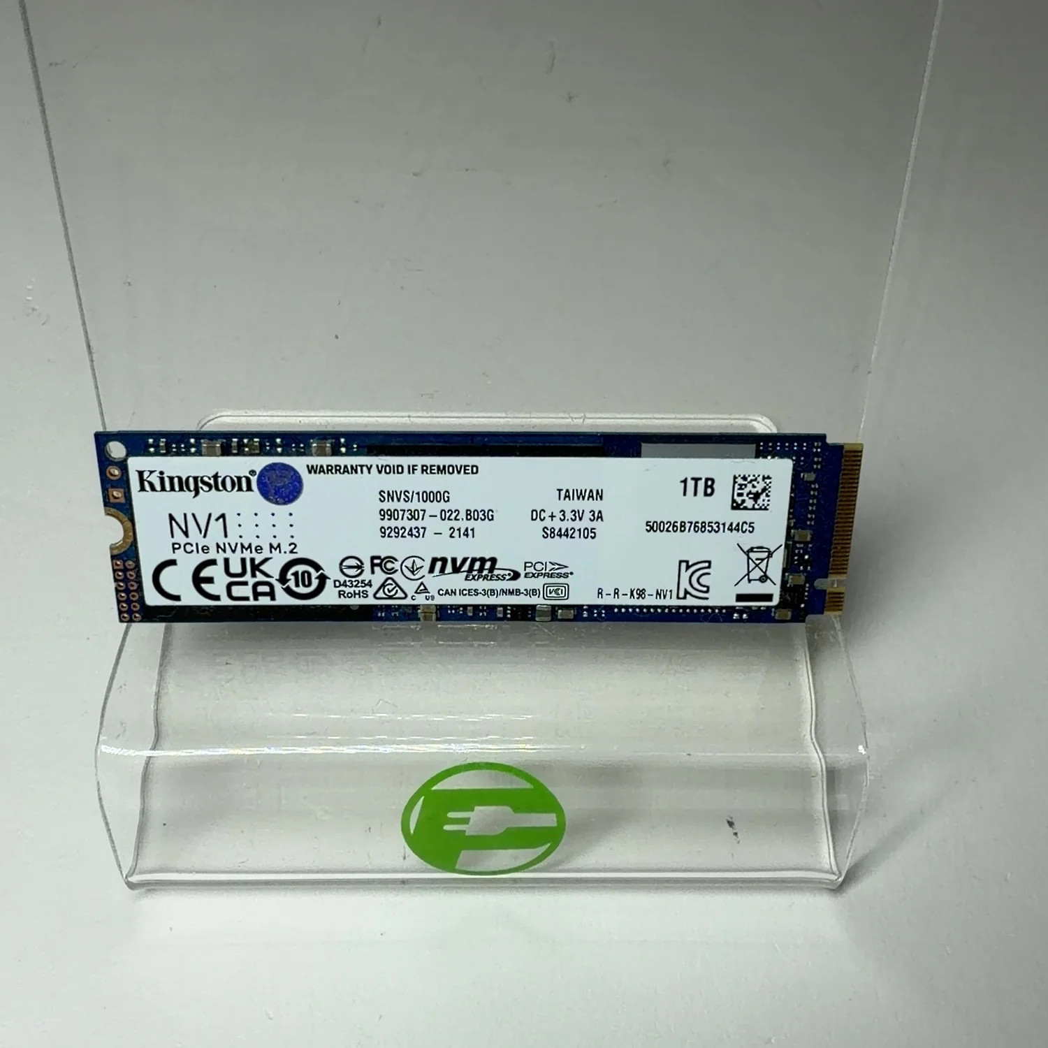 Kingston 2280mm NV1 1TB M.2 NVMe Gen 3.0 x 4 SSD SNV2S/1000G