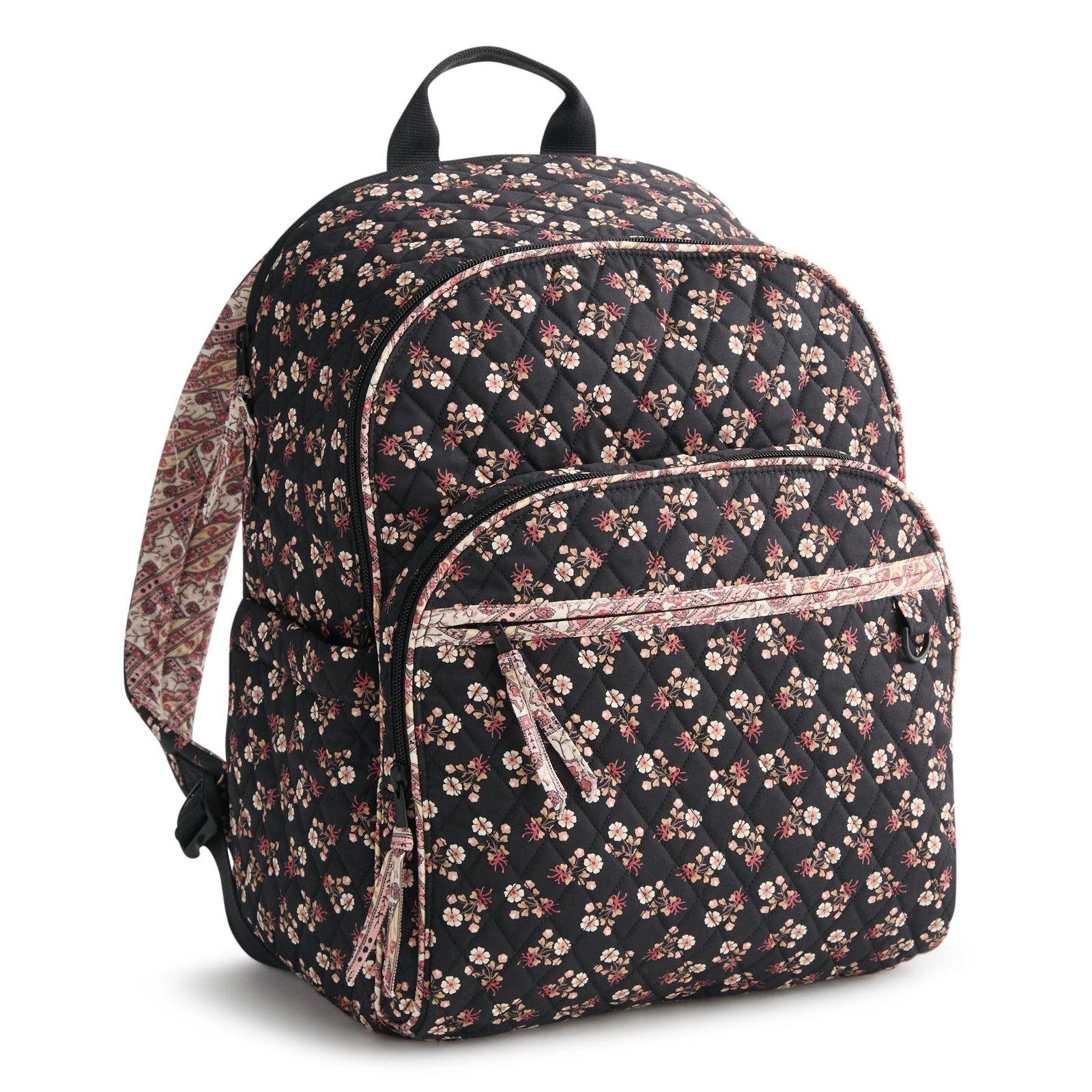 Vera Bradley Women's Premium Cotton Bancroft Backpack One Size, Melissa Ditsy