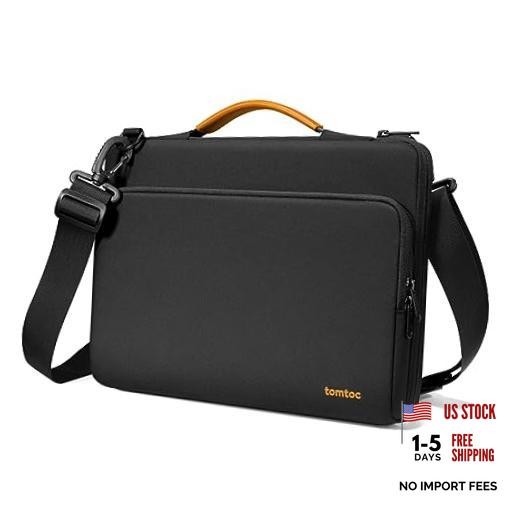 360° Protective Laptop Shoulder Bag for 13 13-inch for MacBook Air & Pro Black