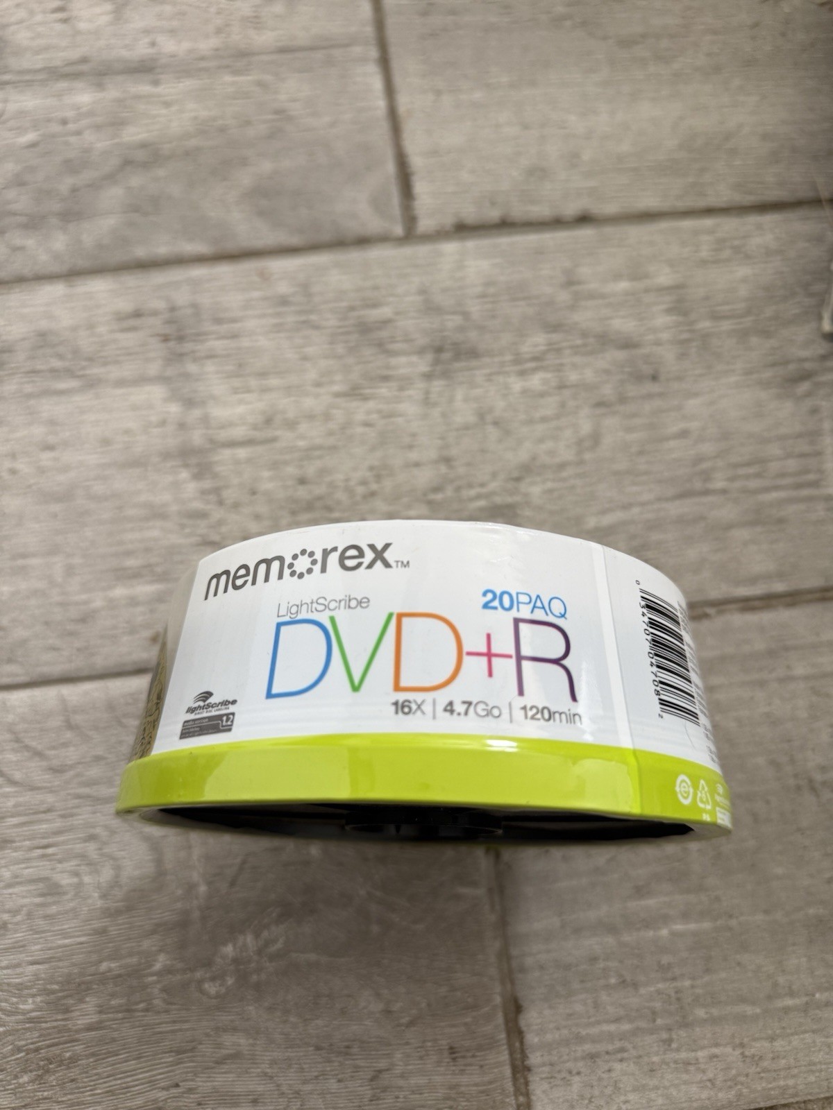 📀 NEW Memorex DVD+R Discs 20 Pk Lightscribe 16x 4.7GB 120min Factory Sealed